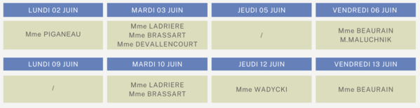 horaires chapelle